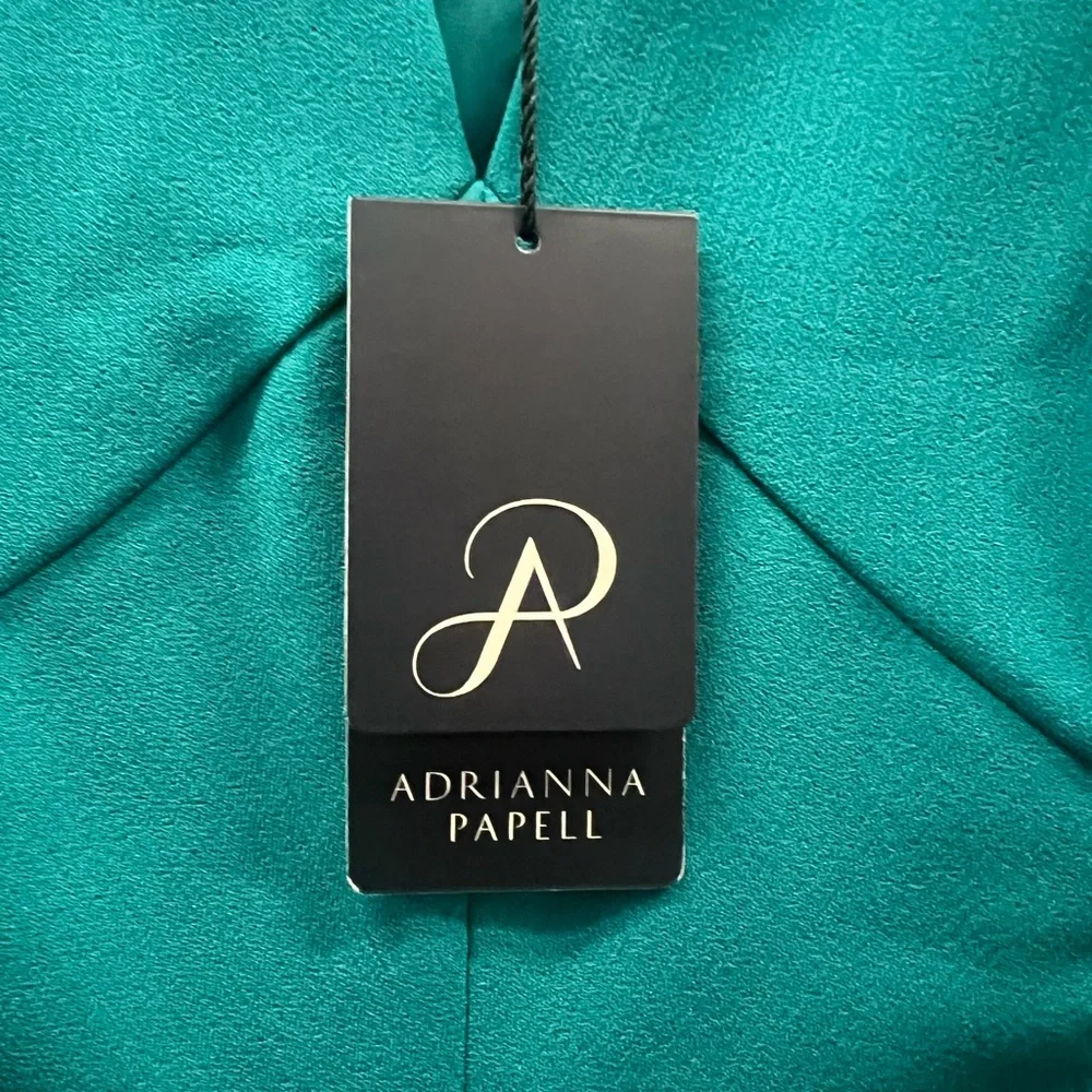 Adrianna Papell Teal Midi Dress - Picture 3 of 4